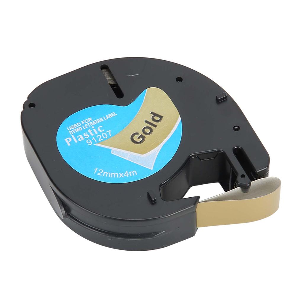 Label Tape Replacement Parts Ribbon 12mmx4m BlackonGold for Letratag Labeler