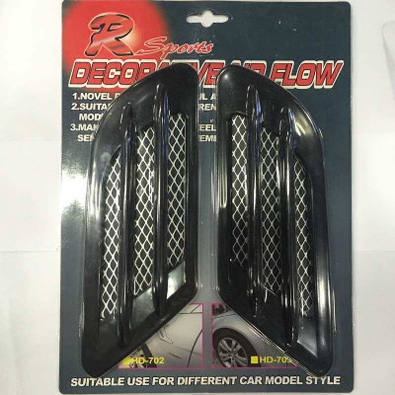 Car Decoration Shark Gills Side Fake Air Inlet Decorative Strips Car Modified Air Inlet Simulation Vents