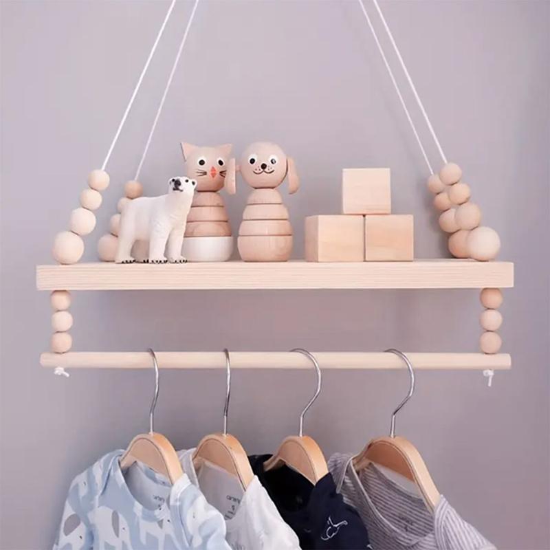 

Двухъярусные деревянные качели, подвешенные на пеньковой веревке, настенная полка, плавающая, для дома, гостиной, подставка для растений, поднос для цветочных горшков, хранение, декор 1PCS