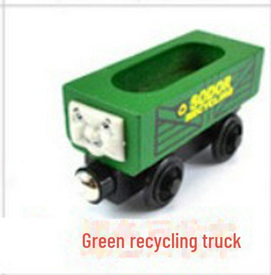 Children's Wooden Toy Train Head Cake Decoration - YB02