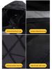 Autumn & Winter Windproof Waterproof Multi-functional Security Guard Coat with Cotton Insulation