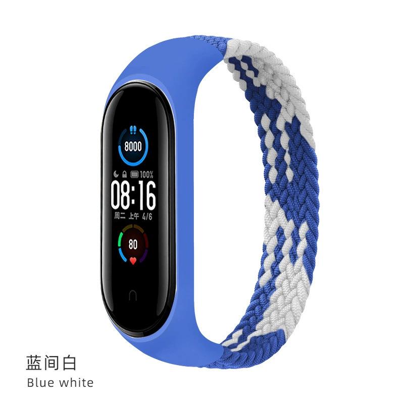 Bracelet for Xiaomi Mi Band 6 7 Strap Nylon Braided Solo Loop Pulseira Bracelet Miband5 Wristband Belt Mi Band 5 4 3 6 Correa