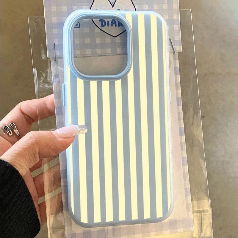 Simple Yellow Stripes Pattern Phone Case For Xiaomi Redmi 13C 14C Redmi Note 15 Pro 5G 14 13 12 11 10 Pro Plus 4G 5G Soft Cover