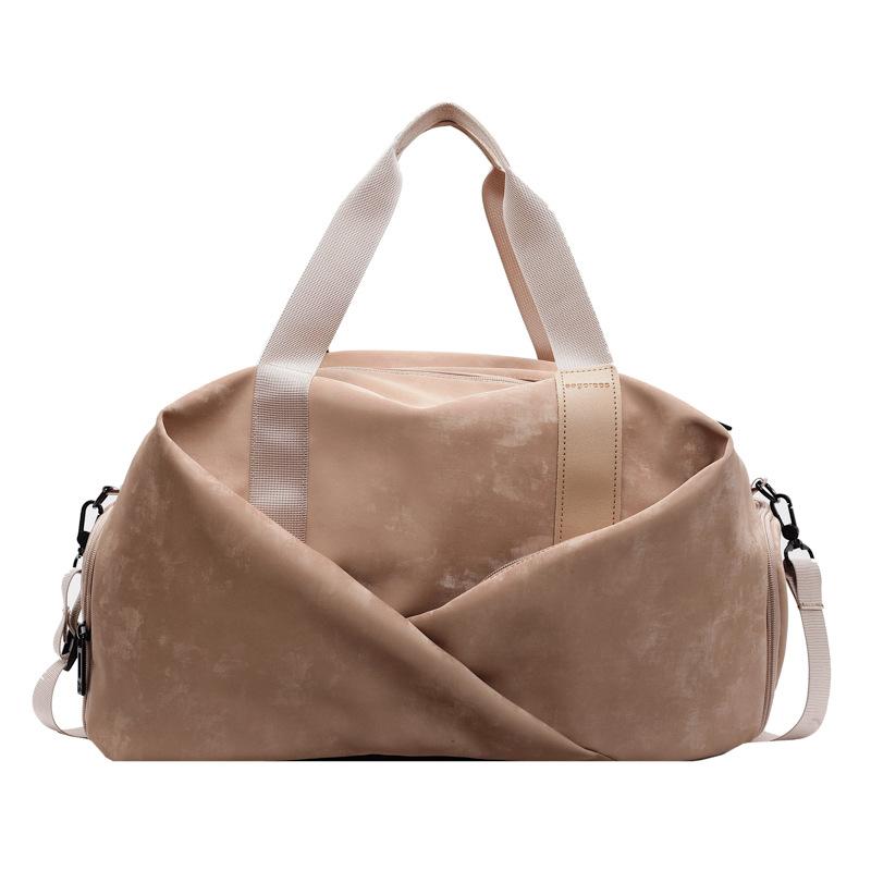 

Women s Korean-style Dry and Wet Sports Fitness Bag with Shoes and Dark Pattern Handbag