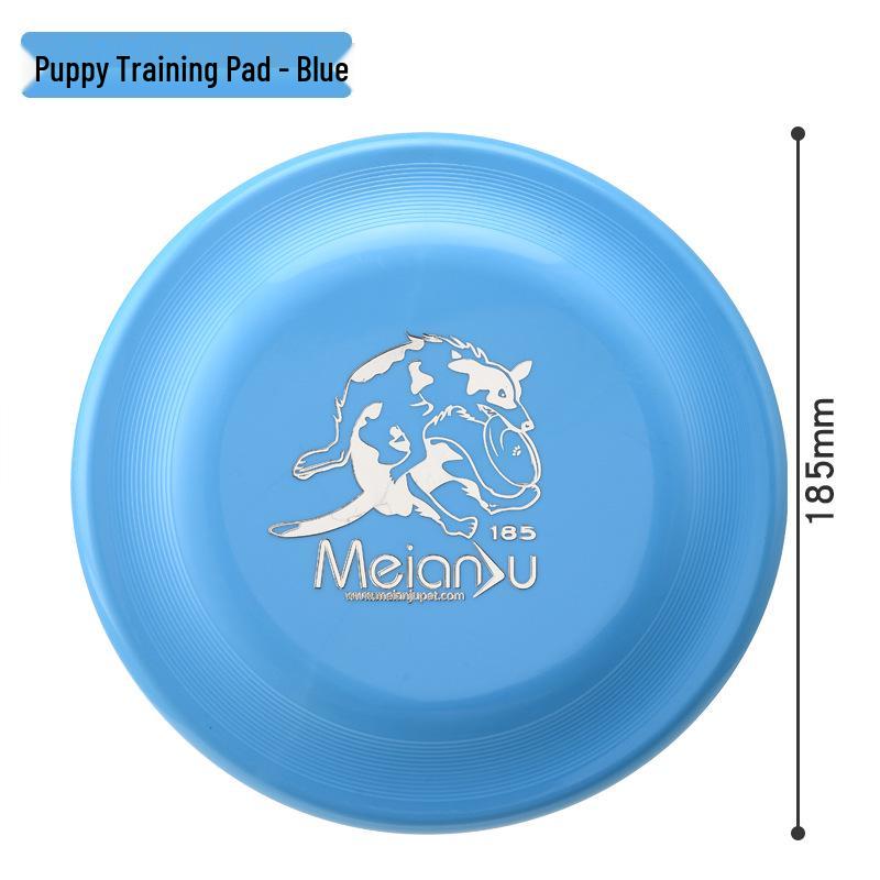 Meianju Puppy Training Frisbee: Outdoor Flying Disc for Small Dogs like Golden Retrievers & Border Collies.