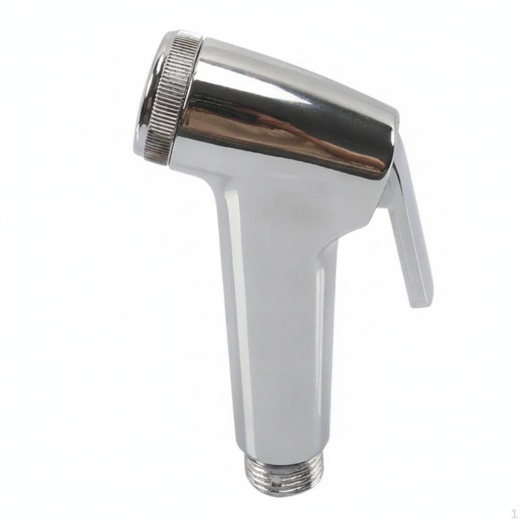 Toilet Rinse Sprayer Head Chrome Handheld TriggerStyle Spray Hose for Campers,