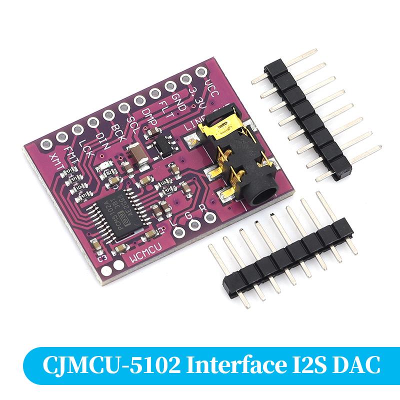 1pcs GY-PCM5102 I2S IIS Microcontroller Raspberry Pi High-quality Lossless Digital Audio DAC Decoding Board