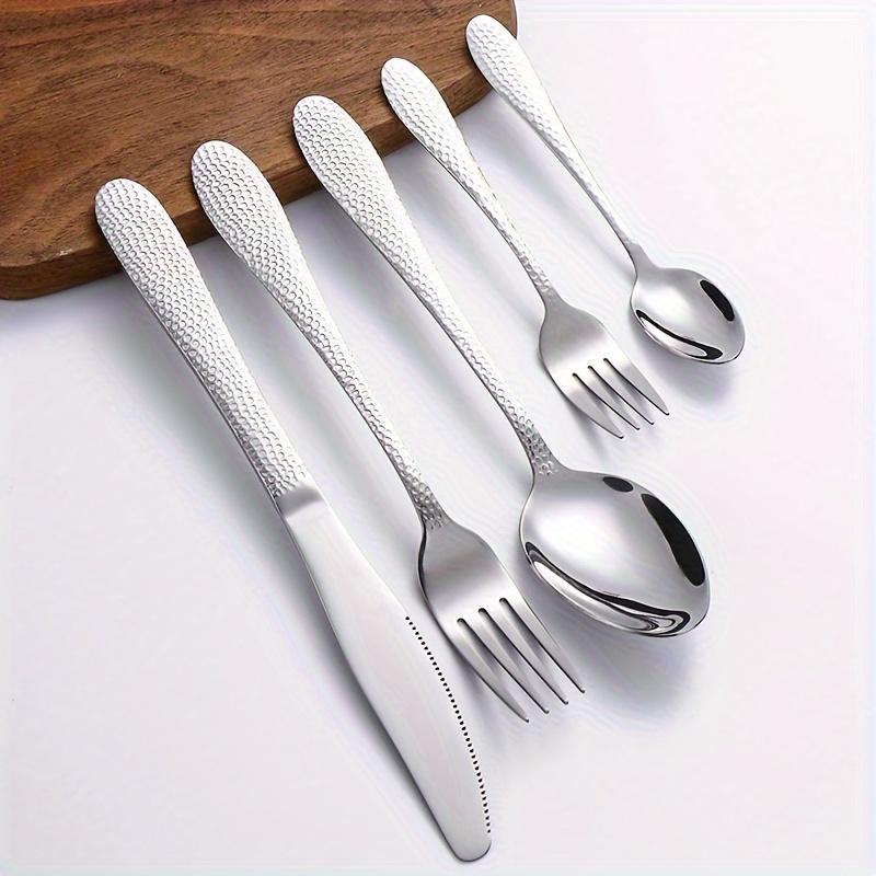20pcs/set Stainless Steel Western Cutlery Set, With Snakeskin Handle, For Home Restaurant Hotel Party Wedding, Flatware Set