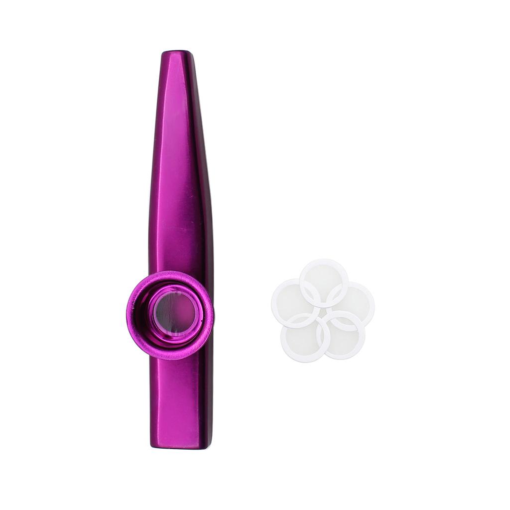 IRIN Kazoos with Kazoo Flute Diaphragms Mouth Metal Kazoos Ukuleles Guitar Companion Standard Common Size Instruments Parts