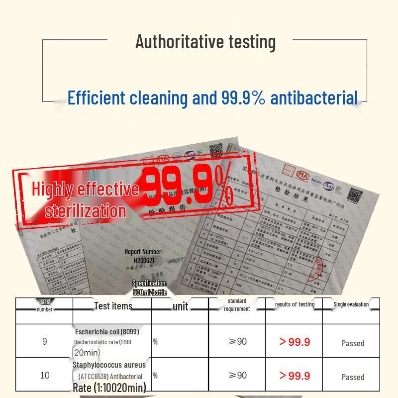 LANJIEXING 99.9% Sterilizing Quick-Dry Floor Cleaner