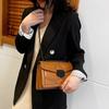 Vintage Rivet Chain Small Shoulder Bags For Women Flap PU Leather Fashion Small Square Crossbody Bag Designer Handbag