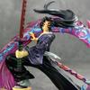 Kimetsu No Yaiba Fierce Battle with Black Death Mou Battle Tsukuni Enichi Luminous Version GK Statue Model Ornament Figure Wholesale