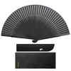 SENMAN Silk Folding Stylish Short Premium Folding Fan with Gift Perfect for Fireworks Overseas and Japanese Accessories Fabric Men's High-Quality Fan,
