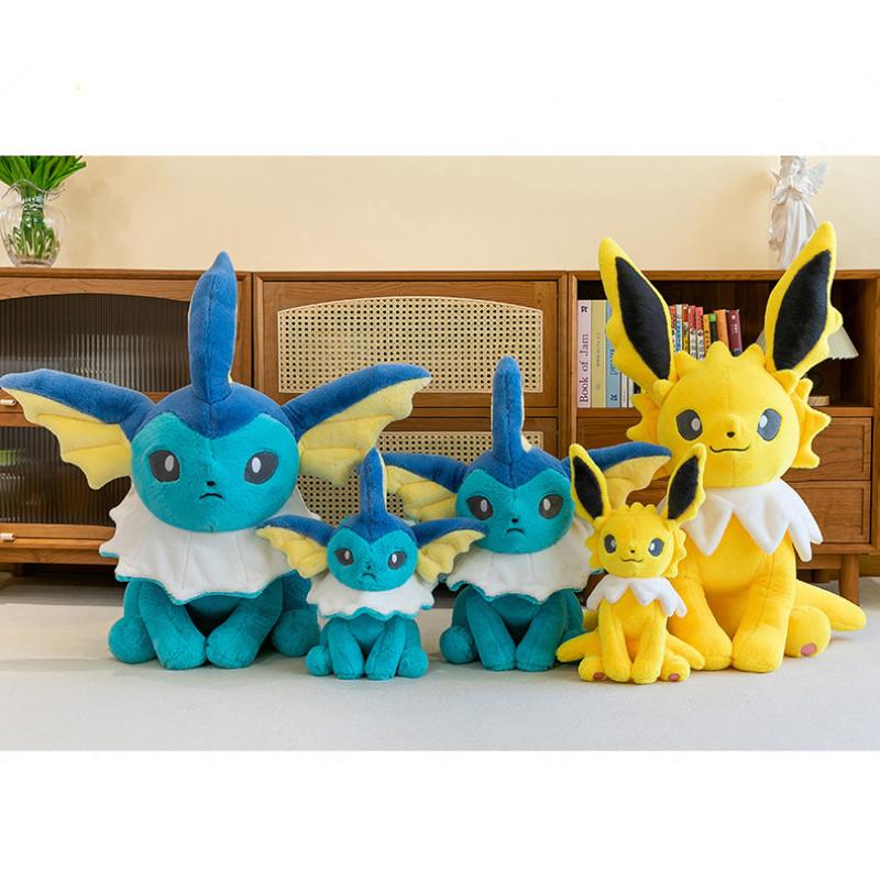 Plush Jolteon Vaporeon Toy Throw Pillow Stuffed Doll Decoration Gift
