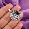 Natural Black Tourmaline Gemstone 925 Sterling Silver Jewelry Pendant1.29'' Gift CP-39-22
