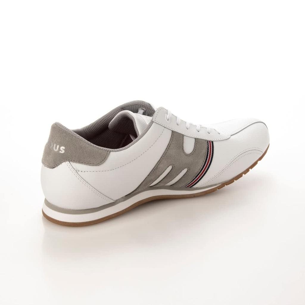 MOBUS und echtes Leder Casual Walking Current BASEL 23 0 Herren Damen Schuhe, Modell, (Weiß/Grau, Messpunkte, Zentimeter)