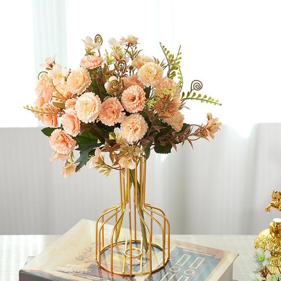 Simulovaná kytice květin Realistický dotek Neuvadající Umělé květiny Střed stolu Svatba Oslava Domácí dekorace