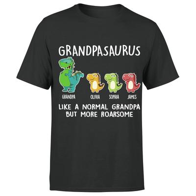 This Grandpa Belongs To Personalized T Shirt For Grandpa Gift For Dad  Or P1 A