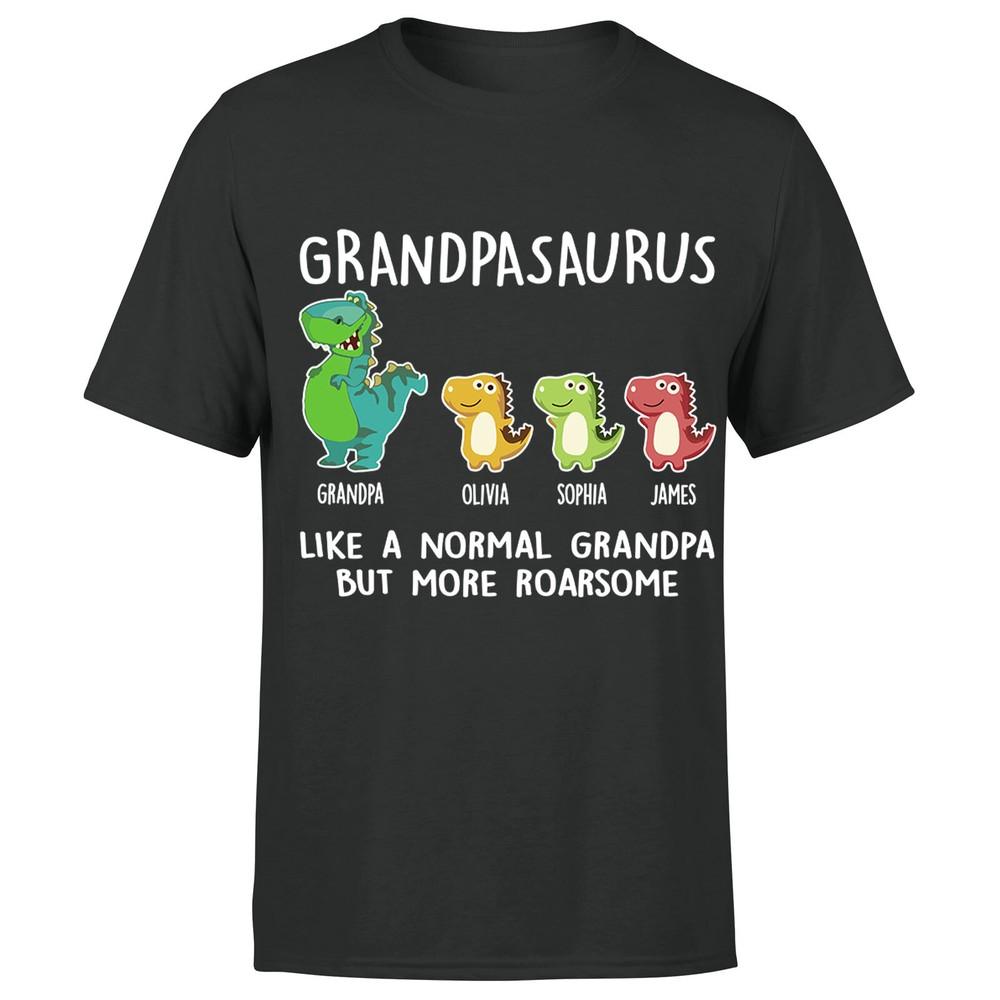 

This Grandpa Belongs To Personalized T Shirt For Grandpa Gift For Dad Or P1 A 3XL