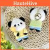 Plush Panda Sunflower Toys Bag Hanging Accessories Keychain Pendant Souvenir