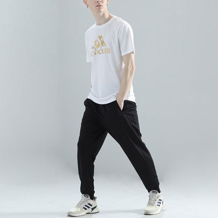 adidas T-Shirt Unisex Weiß Gold ADITSG2P-WG