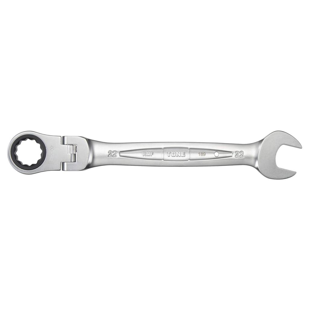 TONE Swing Ratchet Box Wrench Width across flats 22mm RMF-22
