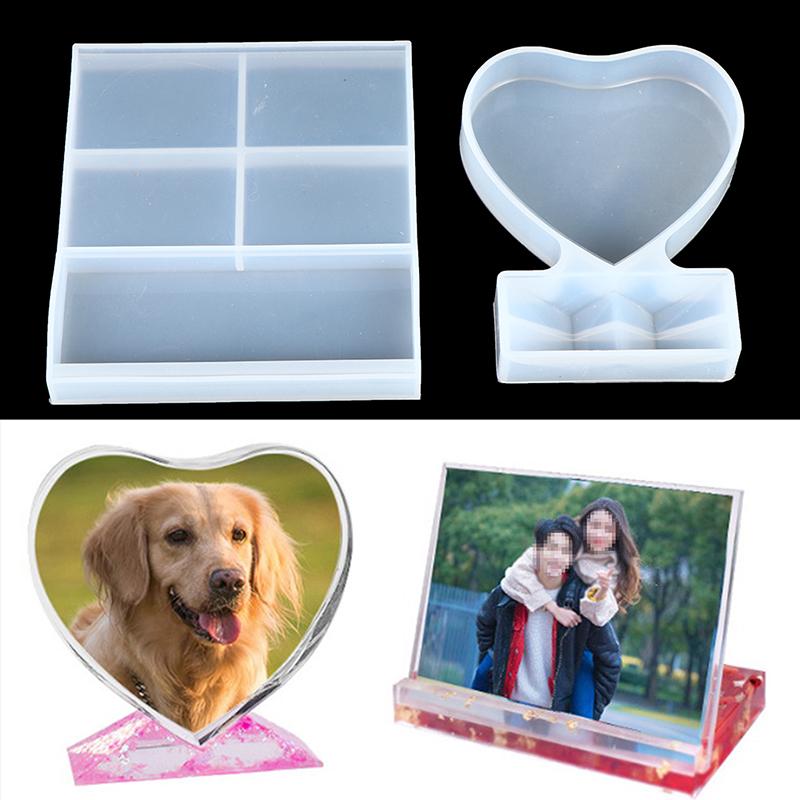 Rectangular Photo Frame Mold Resin Epoxy Mold Decorations Diy Soap Cake Making