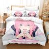 Shikimori's Not Just a Cutie Bedding Set Single Twin Full Queen King Size Bed Set Aldult Kid Bedroom Duvetcover Sets Anime Bed