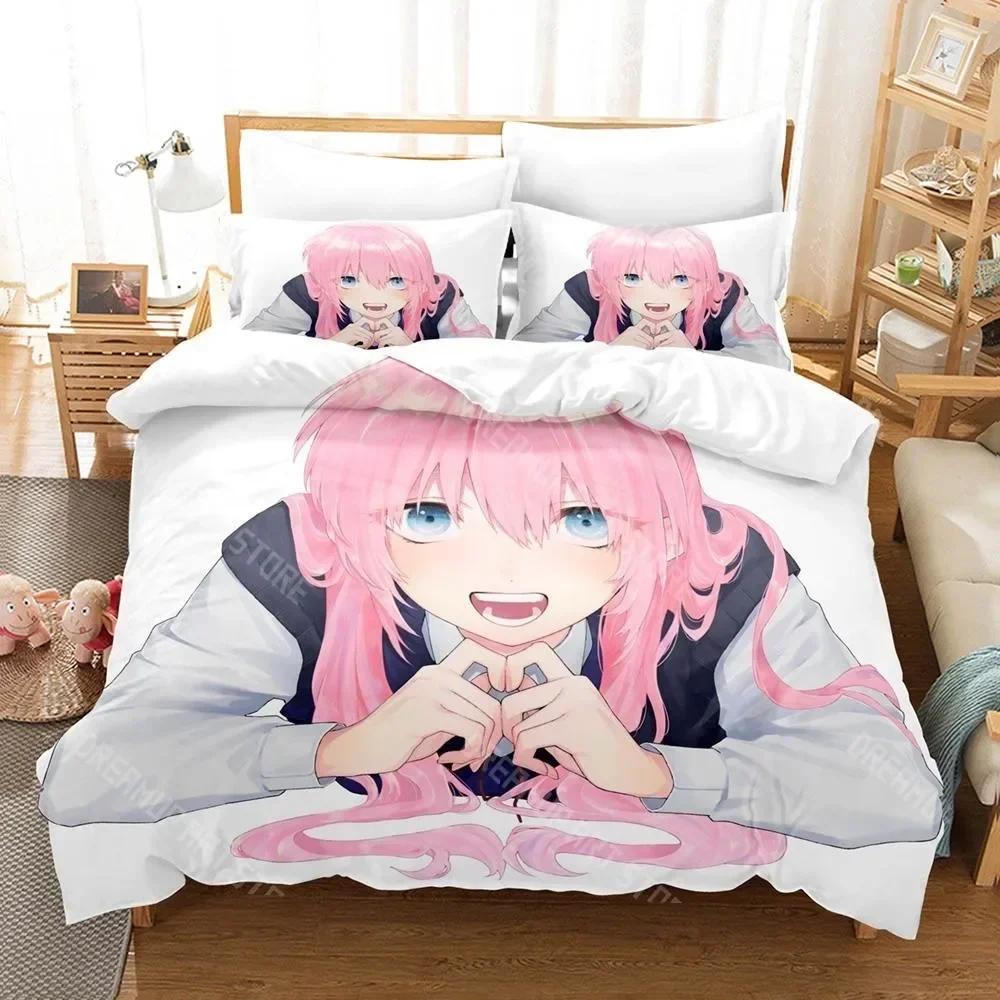 Shikimori's Not Just a Cutie Bedding Set Single Twin Full Queen King Size Bed Set Aldult Kid Bedroom Duvetcover Sets Anime Bed