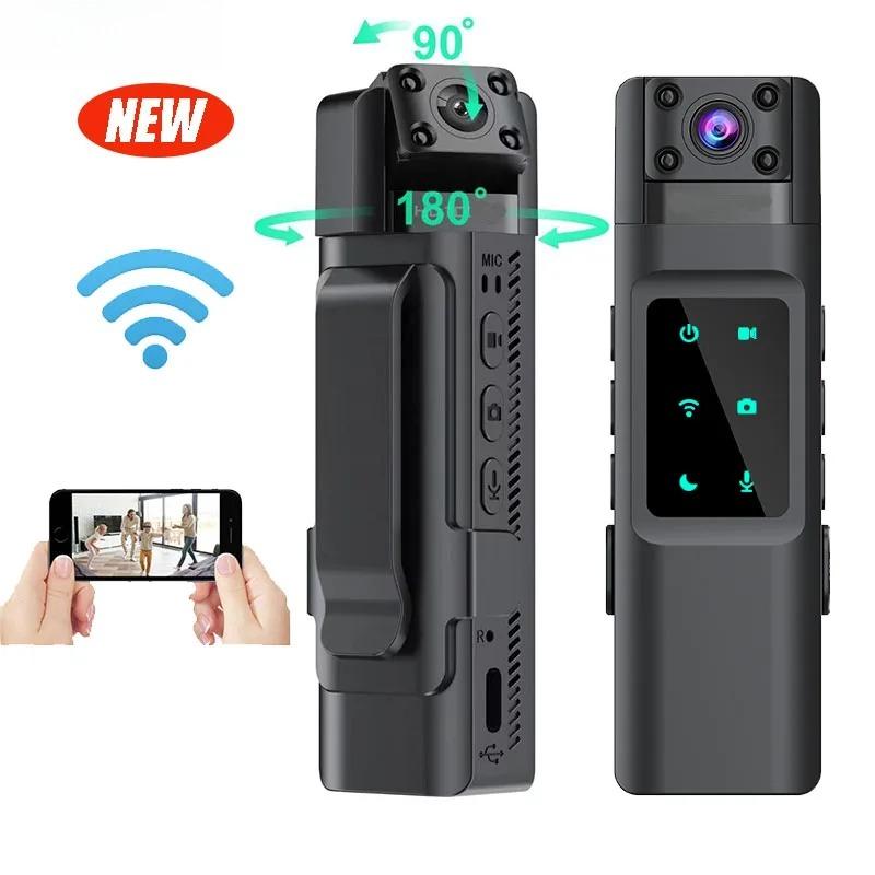 New 1080P Mini Body Camera with Wifi Hotspot Night Vision DVR Function Portable Miniature Camcorder for Digital Video Recording