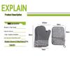 Plaid Silicone Oven Gloves - Cotton-Padded, Heat-Resistant, Anti-Scald, Multifunctional.