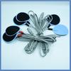 Electrodes for Myostimulation 10sets Accessories(10 Pcs with 2mm Pin Plug 5 Cores Connector and 10 Pairs 95mm Electrodes Pad)