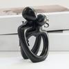 Creative Couple Embracing Sculpture Resin Home Ornaments Party Abstract Sculpture Ornaments  Office