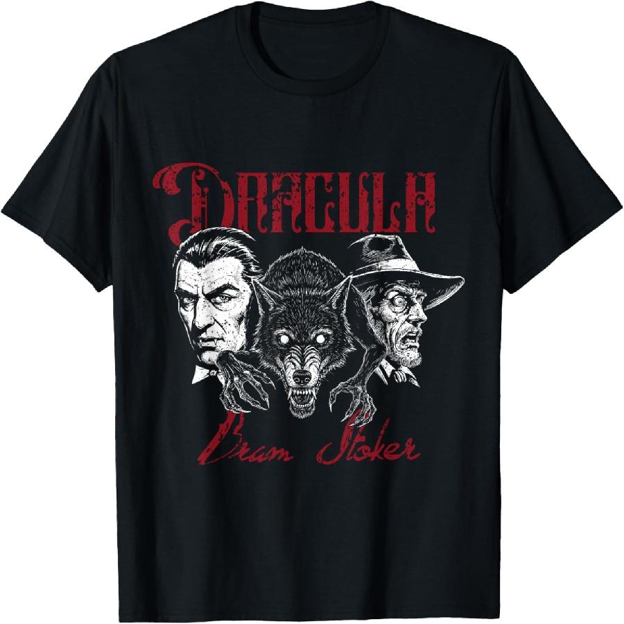 Винтажная футболка Дракула XXXXXL чёрный