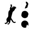 Black Cat Bookmark Accessories Animal Design for Family Who Love Reading