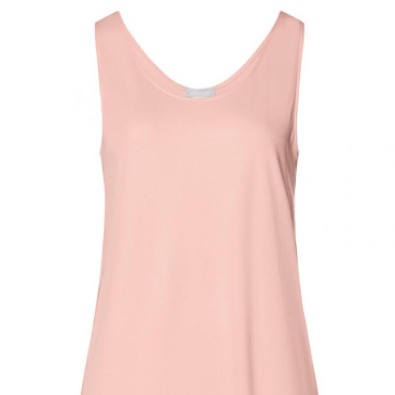 Hanro Cotton Sleeveless Nightgown  74807 Pink Blaze 