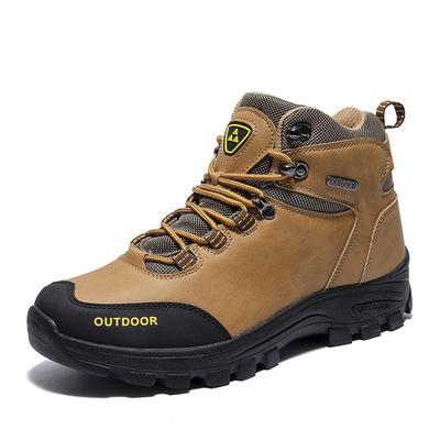 Single Travel Large Size Spring and Autumn High-top Outdoor Boots Sports Men's Shoes