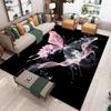 Living Room Carpet Abstract Butterfly Pattern Carpets Machine-washable Floor Mat Anti-slip Soft Study and Bedroom Rug
