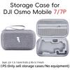 for DJI Osmo Mobile 7/7 Pro Carrying Case Portable Storage Bag Box Handbag for DJI OM 7/7P Handheld Gimbal Accessories