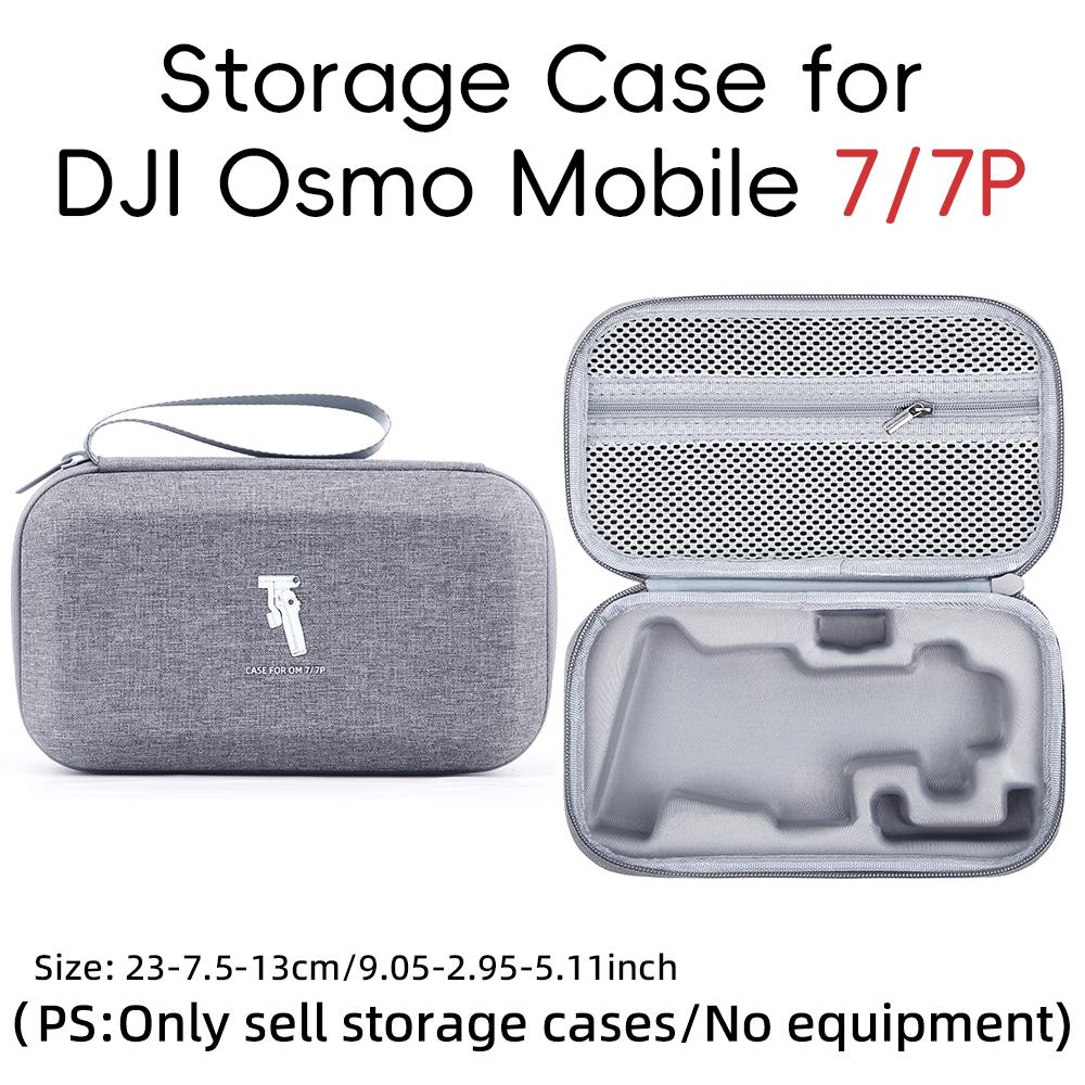 for DJI Osmo Mobile 7/7 Pro Carrying Case Portable Storage Bag Box Handbag for DJI OM 7/7P Handheld Gimbal Accessories
