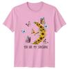 You Are My Sunshine Unisexs TShirt Sunflower Butterfly Nature Floral Mothers Day