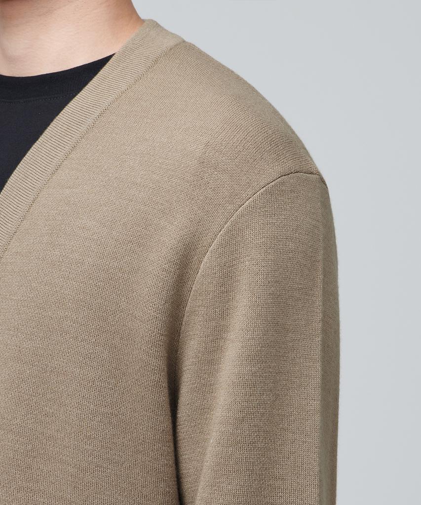 Musinsa Standard Minimal Cardigan [Beige]
