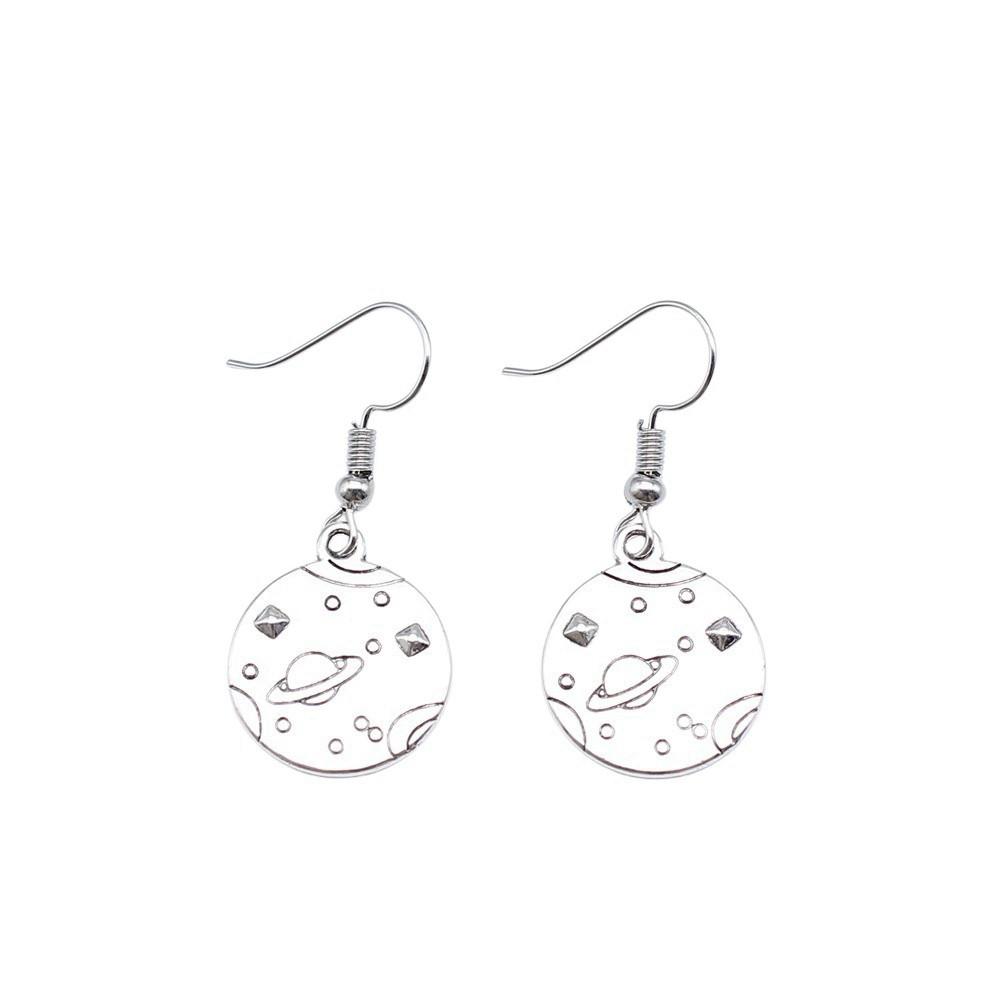 Compass Dangle Earrings Adventure Travel Nautical Navigation Drop Jewelry