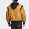 Adidas Originals X Feifei Ruan Co-Branded FW23 Printed Pattern Zip Hoodie Jacket Unisex Outerwear Wheat-Brown IX4233