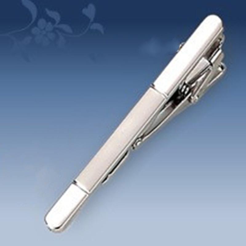 Men's Geometric Frosted Tie Clip - Stylish & Personalized Business Accessory