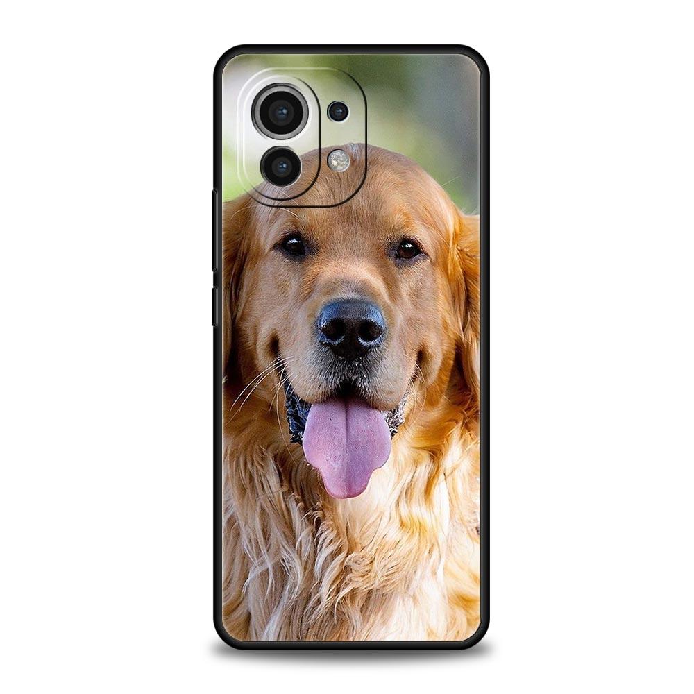 Labrador Golden Retriever Dog Case For Xiaomi Mi 15 14 13 12 11 Lite 13T 12T Pro Poco X6 X5 X4 Pro 5G X3 NFC F6 F5 F4 M5 Cover
