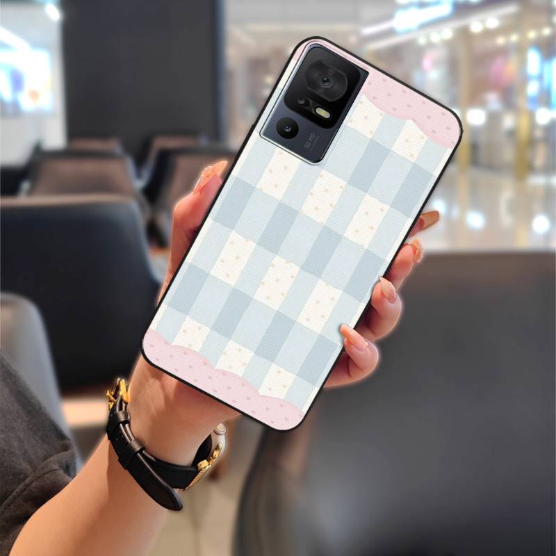 Silikon Graffiti Handyhülle für TCL 40SE/T610K Staubdicht Schmutzabweisend TPU Wasserdicht Vollständiger Schutz Stoßfest Cartoon