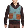 Jordan Multi-Pocket Solid Color Logo Detachable Fleece-Lined Hooded Jacket Men Outerwear Coffee DC9582-203