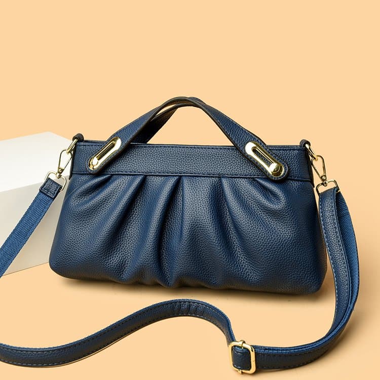 Fashion Pleated Women's Handbag Shoulder Messenger Bag