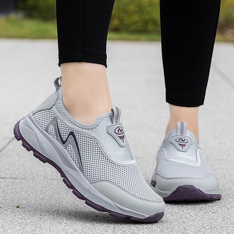 Non-Slip Breathable Summer Slip-On Shoes for Elderly Women 41